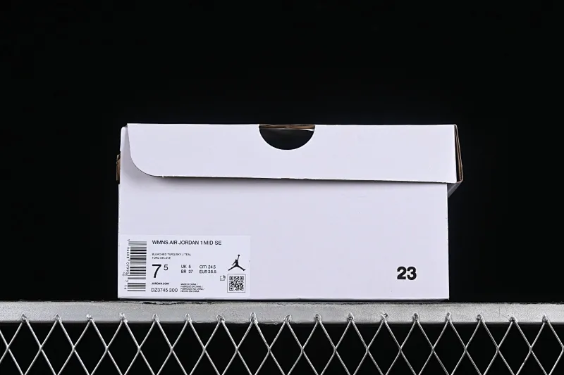All Categories Air Jordan Jordan Series Basketball Shoes Air Jordan 1 Mid Air Jordan 1 Mid "Bleached Turquoise" AJ1 Joe 1 Ice Mint Green Chinese Cultural Leisure Sneakers DZ3745-300